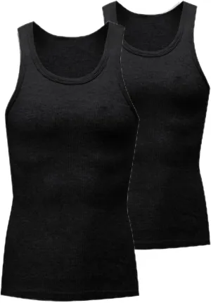 2 Pack Mens Shapewear Tank Top Lightweight Sleeveless Compression Shirt Men Plain Crewneck Workout Undershirt Slim Fit