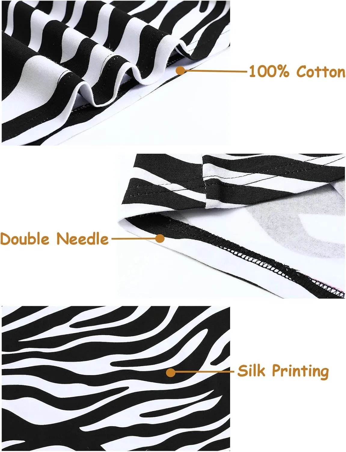 A&J DESIGN Cotton Printed Pajamas for 2-14 Years Kids, 2-Piece Pjs Set
