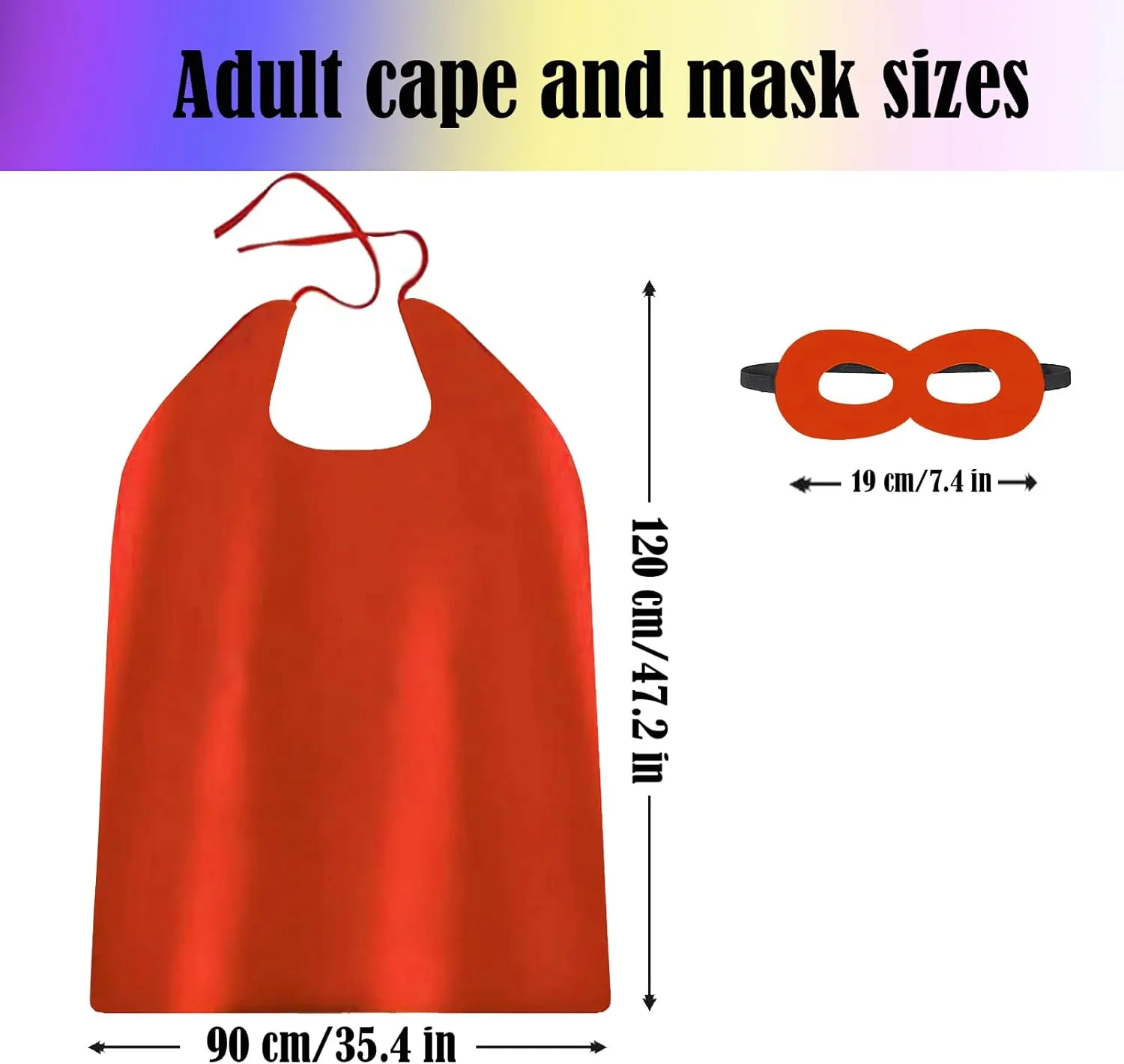 Adult Superhero Capes and Masks - Halloween Vampire Cape Superhero Party Capes Superhero Costume