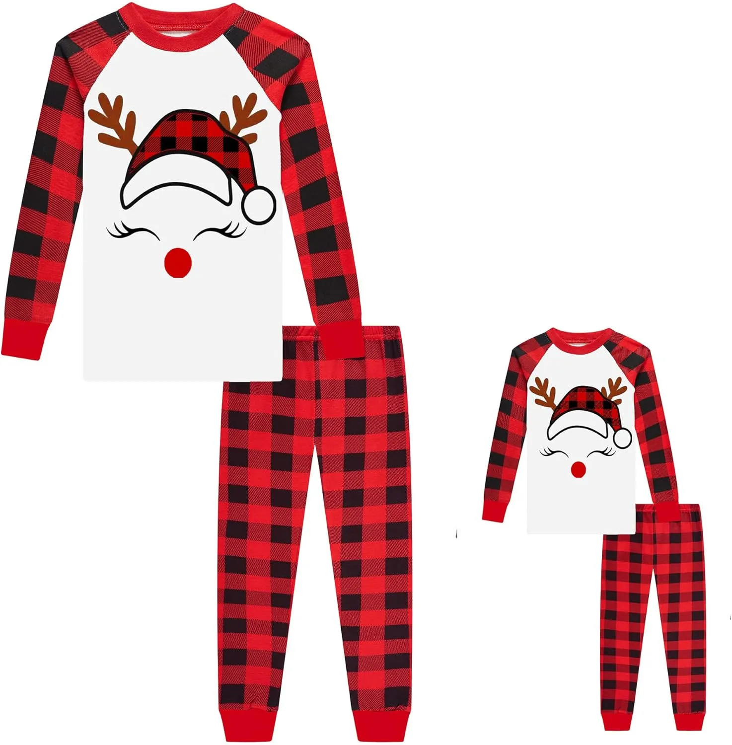Babyroom Girls Pajamas Matching Doll Pjs Toddler Kids Cotton Sleepwear Christmas Clothes