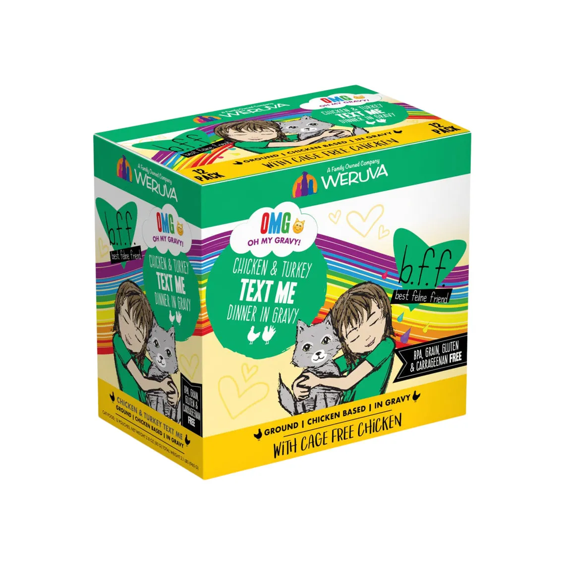 Best Feline Friend BFF Oh My Gravy! Grain-Free Wet Cat Food Pouches