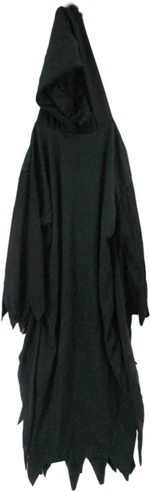 Black Hooded Robe - 56" Long