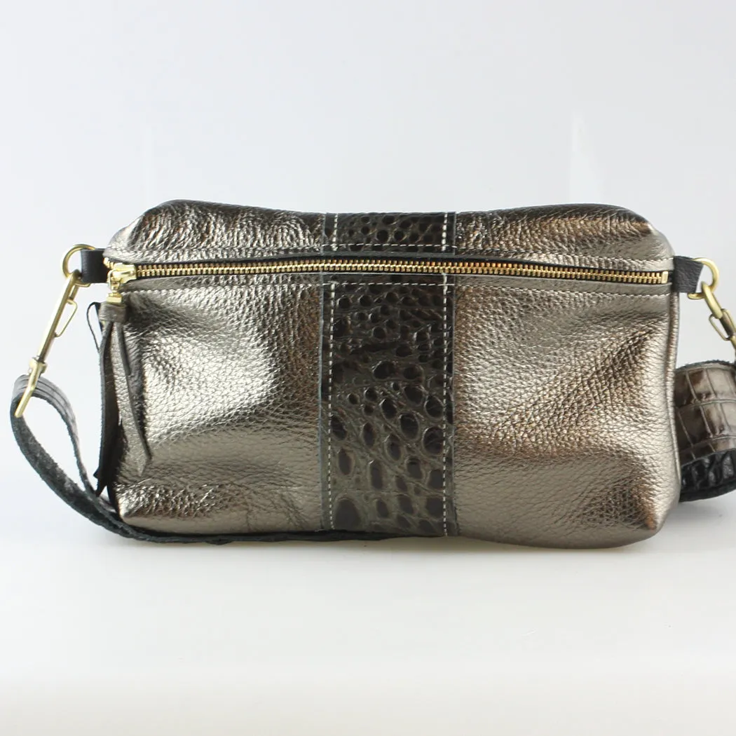 Breckenridge Hipbag in Pewter/Petrol