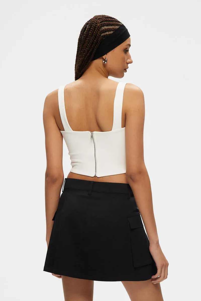 Bustier Tank | White