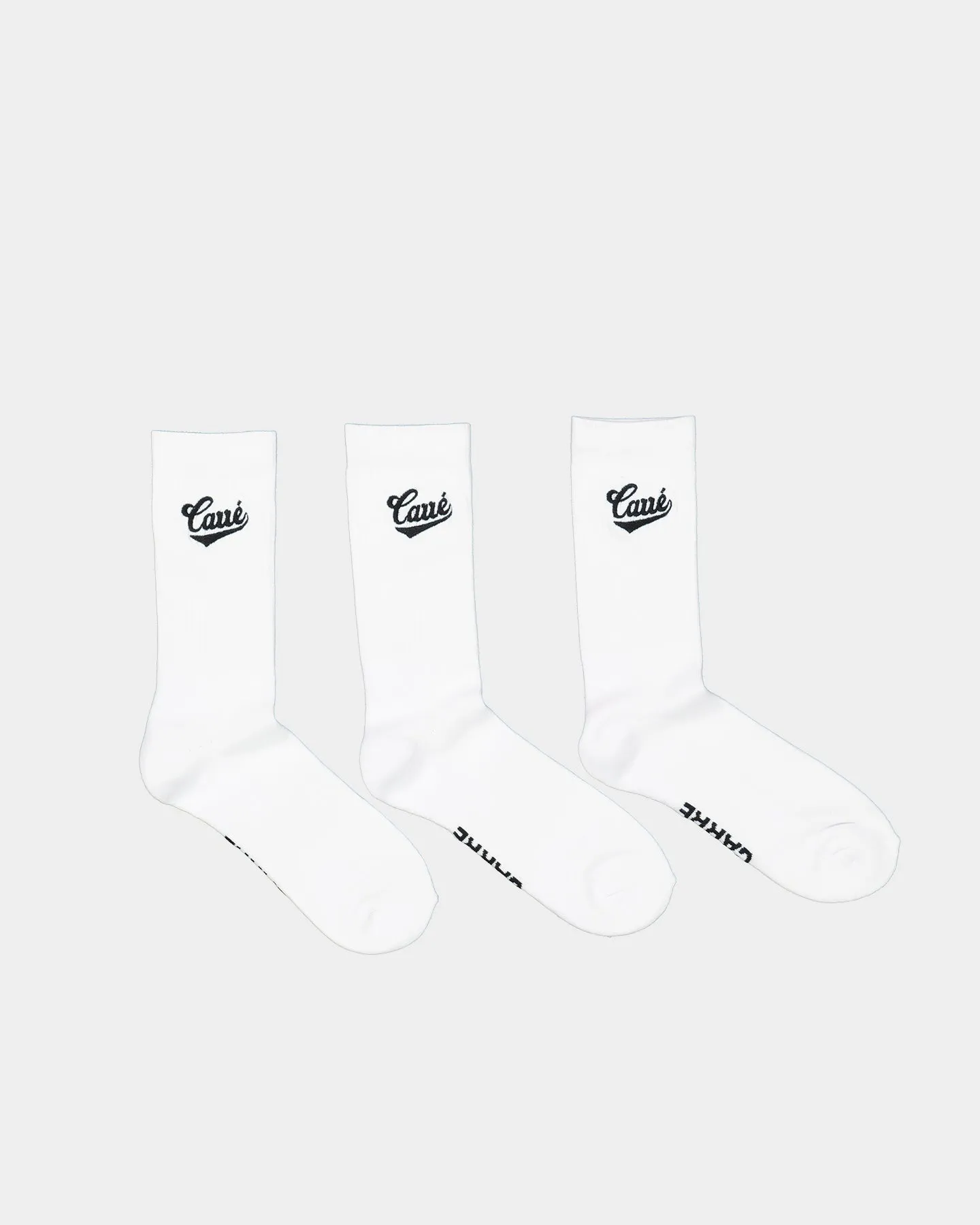 Carré Simplicity Sport Sock 3 Pack White