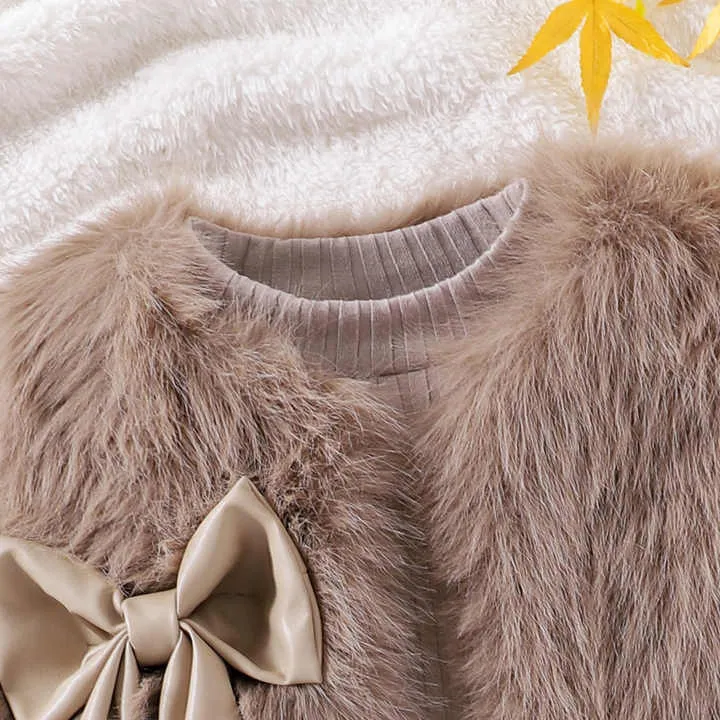 Children's Clothing Sets Furry-مجموعة ملابس للأطفال