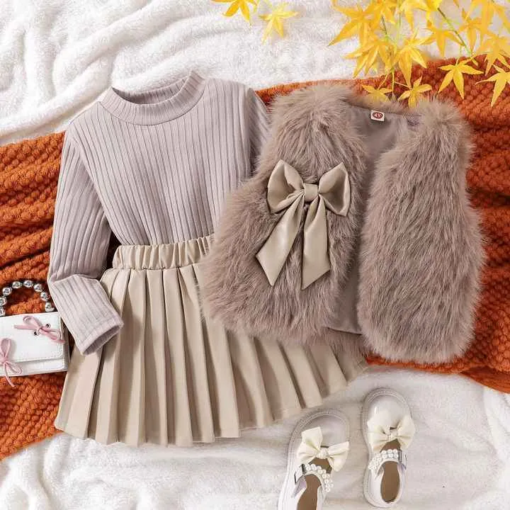 Children's Clothing Sets Furry-مجموعة ملابس للأطفال