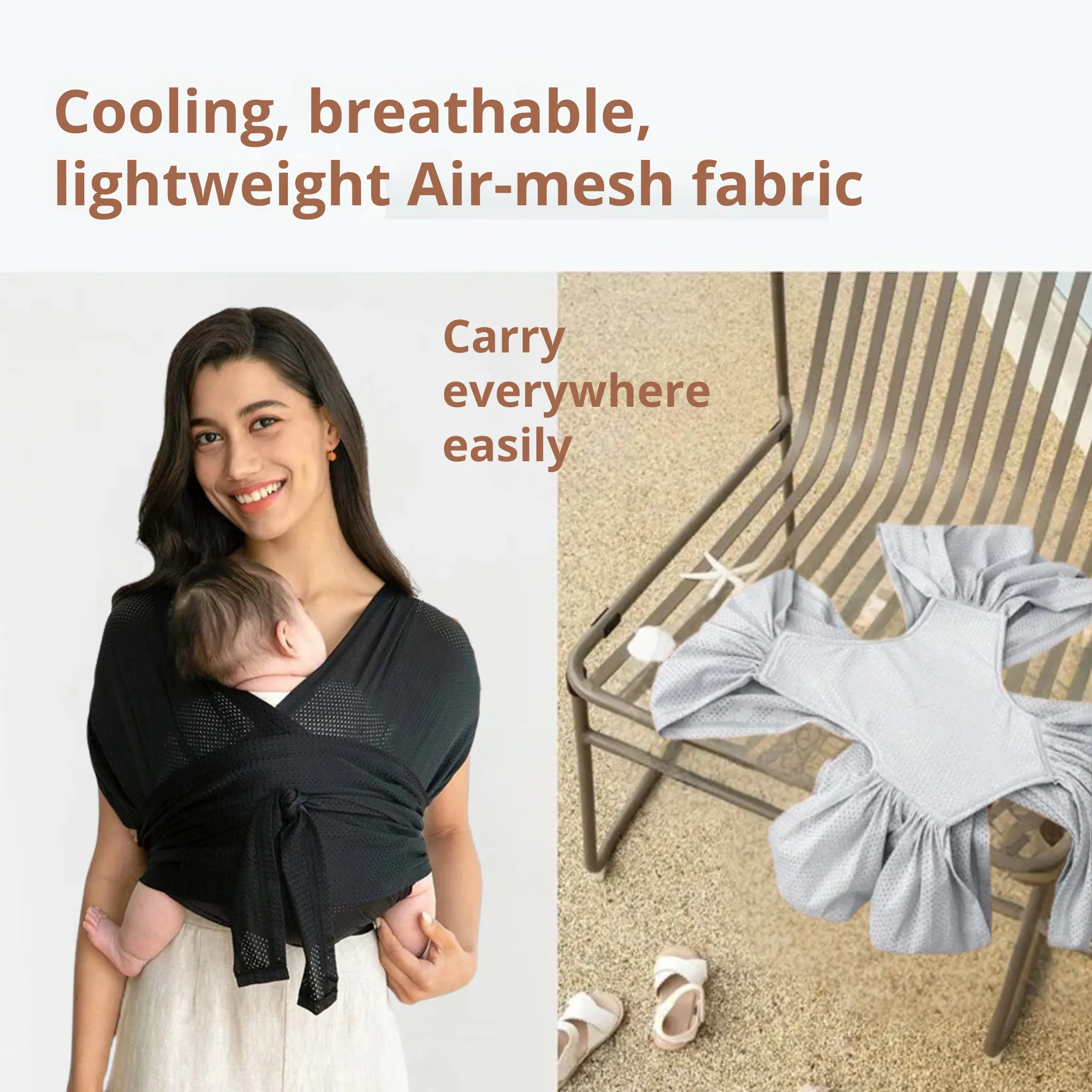 Ciara Comfort Chic Wrap Baby Carrier