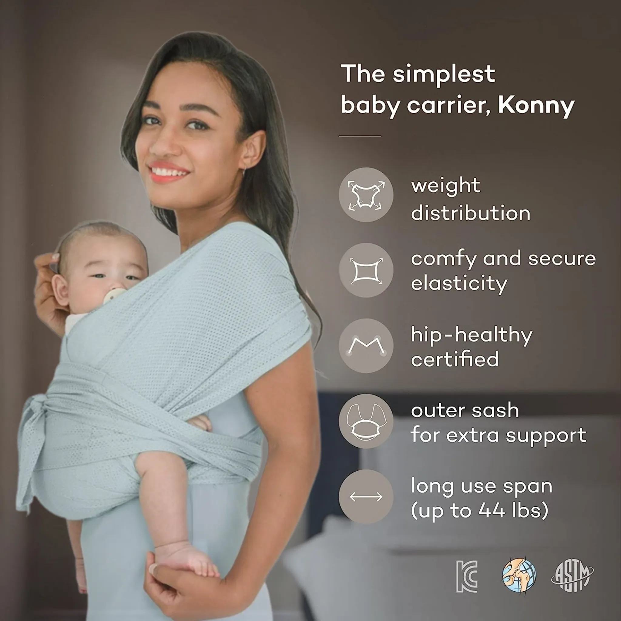 Ciara Comfort Chic Wrap Baby Carrier