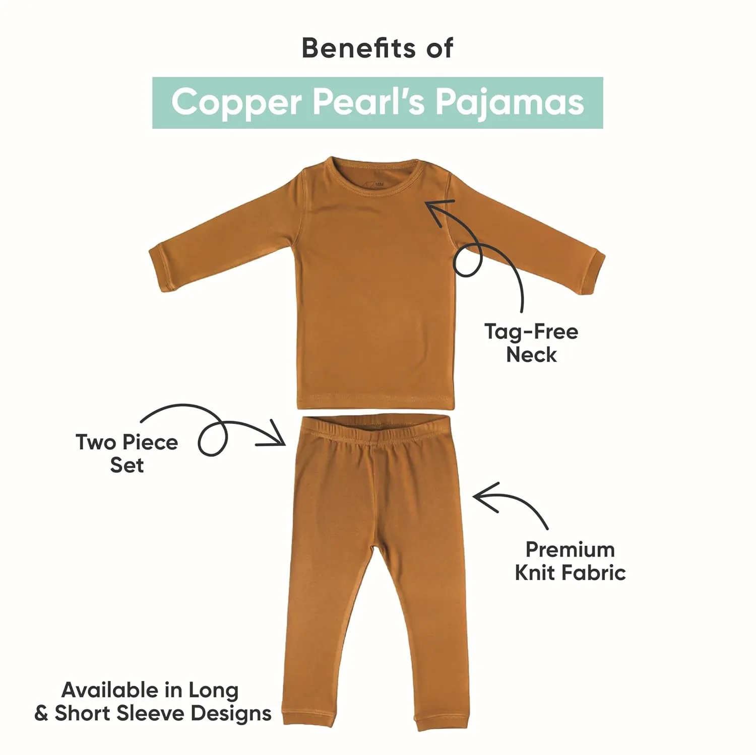 Copper Pearl Two Piece Short Sleeve Toddler Pajamas PJ Sets for Boys and Girls - Adorable Pattern Summer Pajamas Shorts to Keep Cool While Sleeping, Size 12 Months to 5T - Farmstead