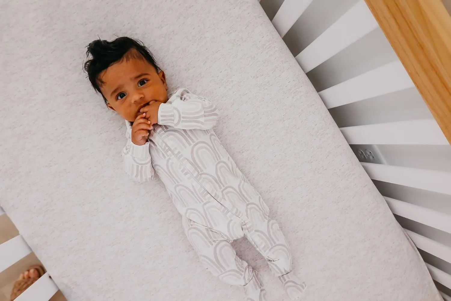 Copper Pearl Zip-Up Footie Baby Pajamas: Ultra-Soft Boys Pajamas and Girls Pajamas, Premium Knit Fabric in Stylish Prints, Tag-Free with Two-Way Zipper, Sized Newborn to 24 Months, Bliss