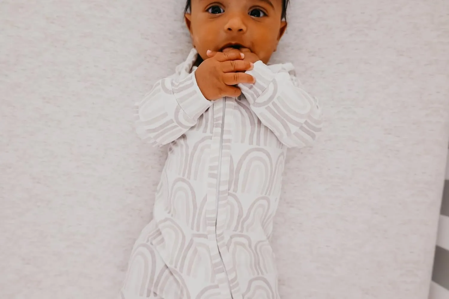 Copper Pearl Zip-Up Footie Baby Pajamas: Ultra-Soft Boys Pajamas and Girls Pajamas, Premium Knit Fabric in Stylish Prints, Tag-Free with Two-Way Zipper, Sized Newborn to 24 Months, Bliss