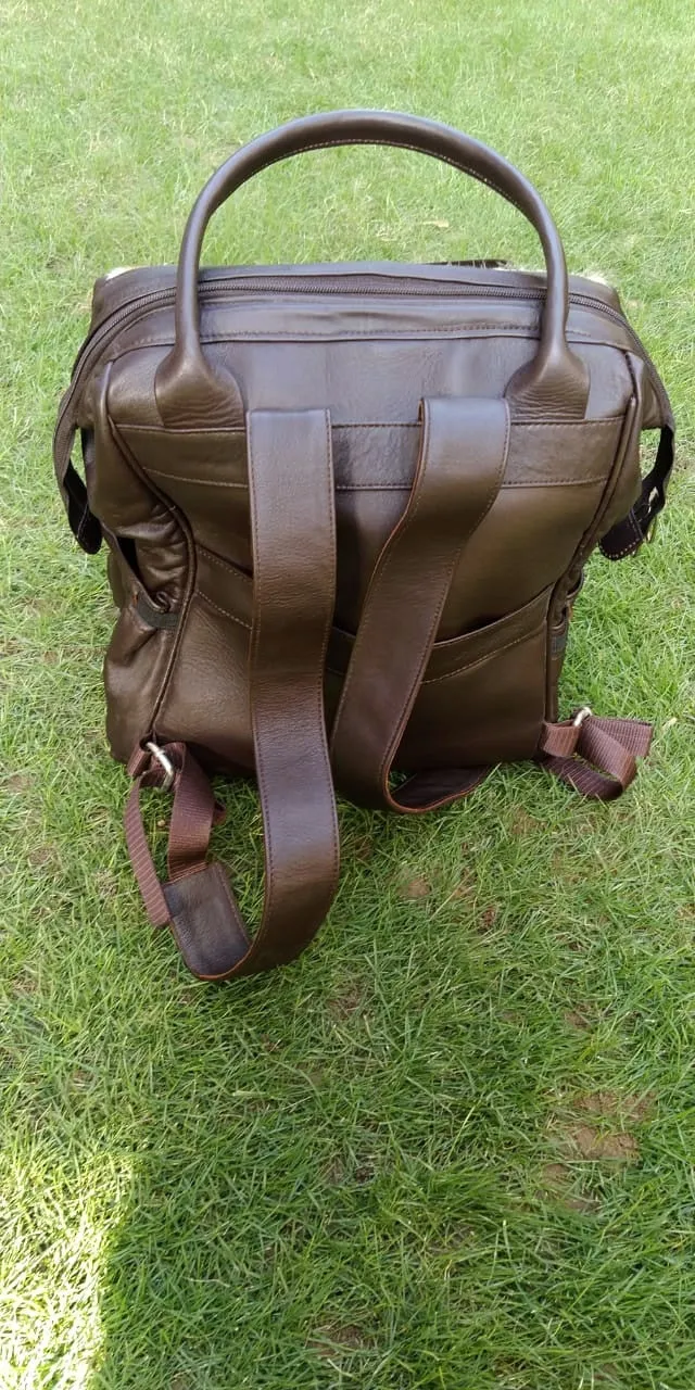 Custom Cowhide Diaper Bags
