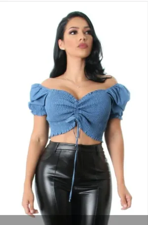 Cute cropped denim