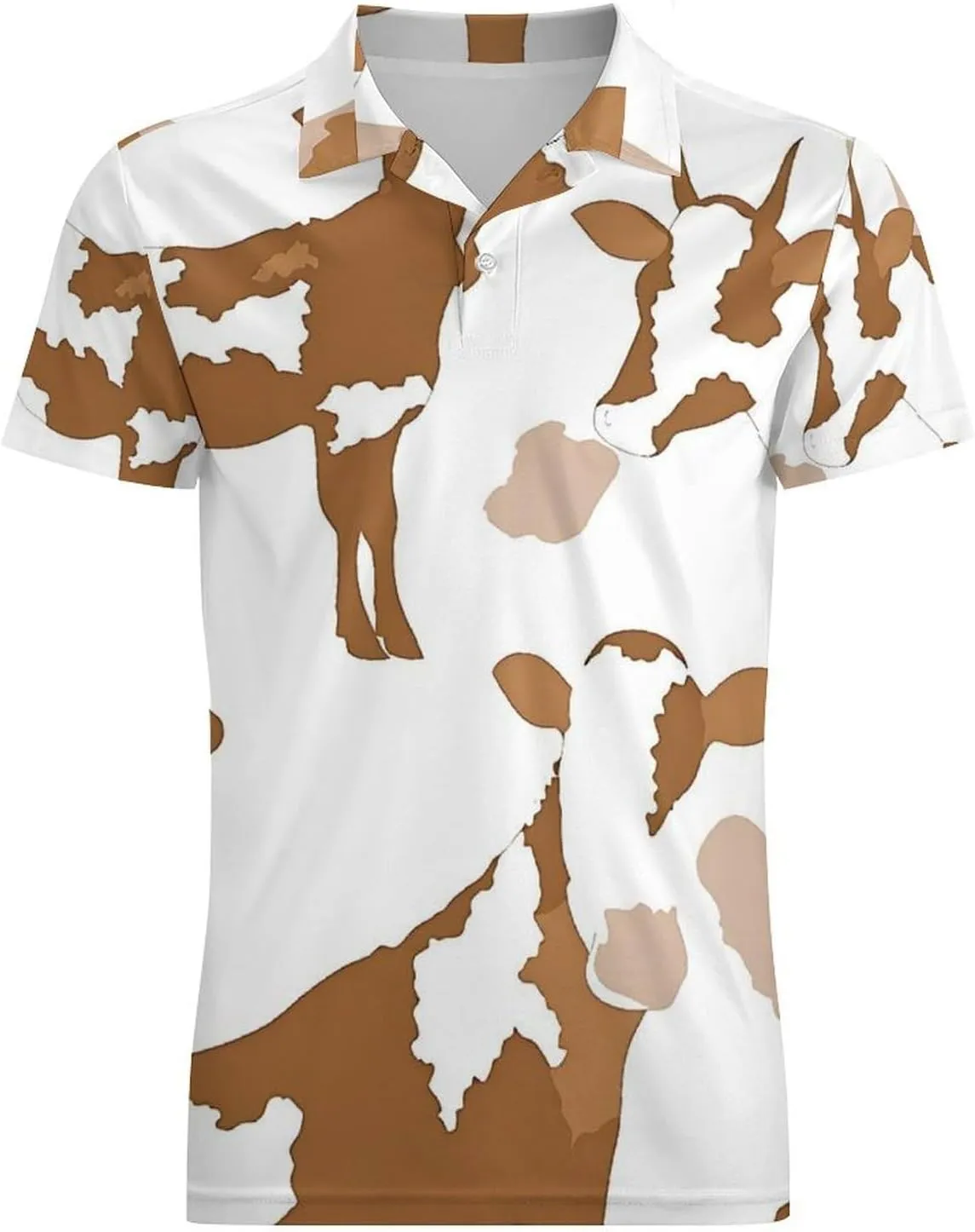 Cute Watercolor Men's Short Sleeve Polo Shirts Regular-Fit Quick-Dry Casual Golf T-Shirts Summer Pullover Tennis T-Shirt Tops
