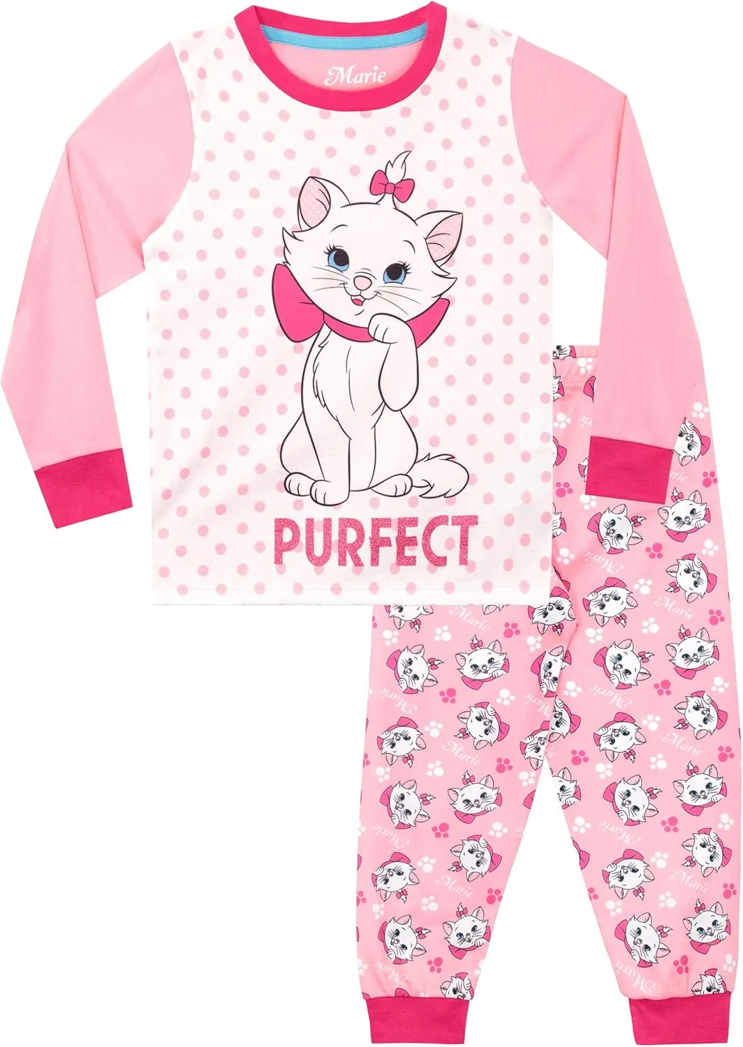 Disney Aristocats Marie Pajamas | Girls Pajamas | Girls' Pajama Sets