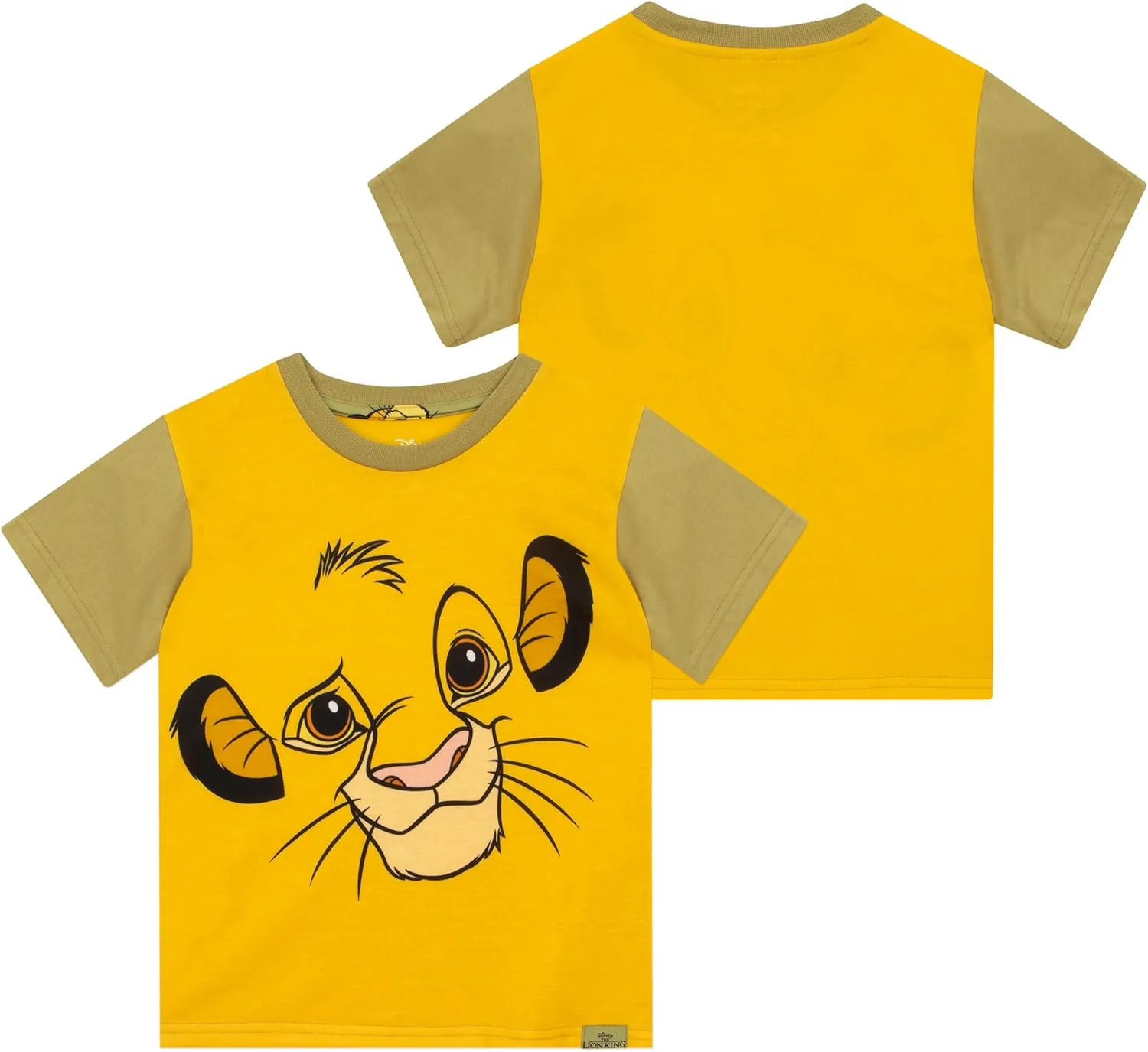 Disney Lion King Pajamas | Simba Boys Short Pajamas | Summer PJs For Boys