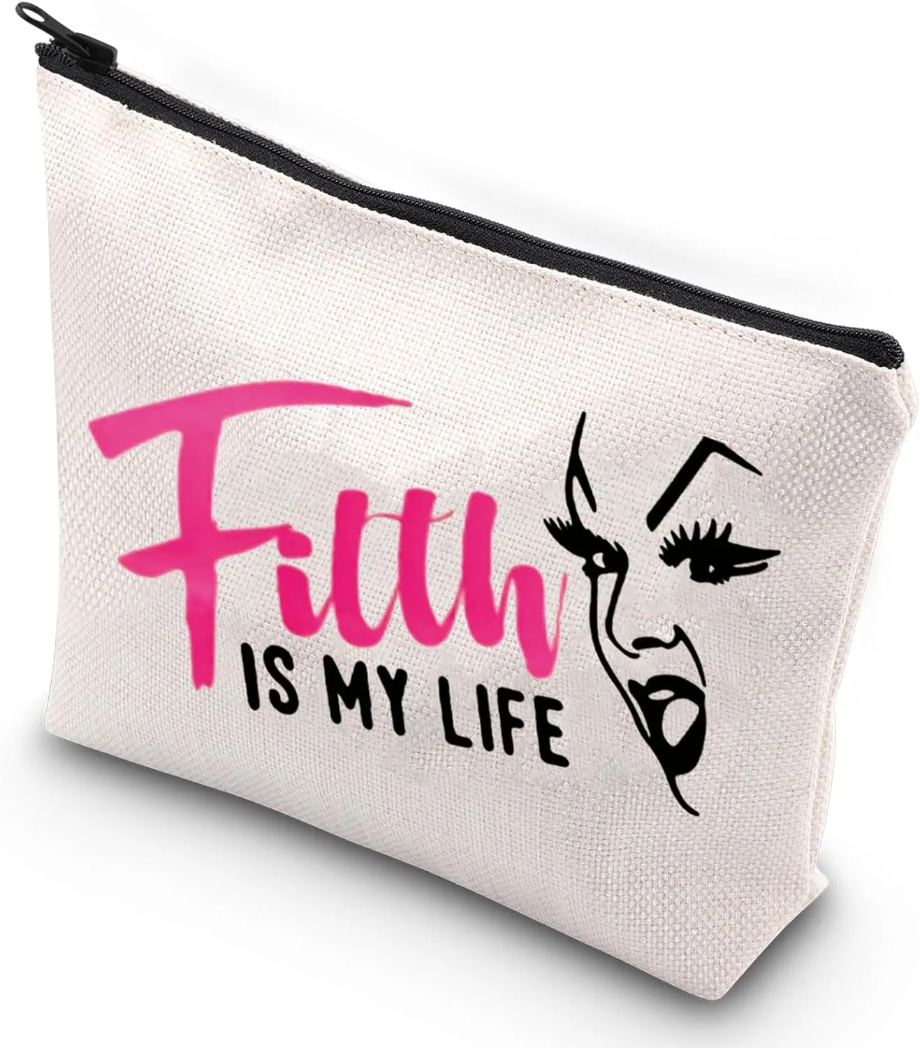 G2TUP Babs Johnson Makeup Bag Divine Inspire Gift Filth is My Life Canvas Zipper Pouch Cotton & Connie Merch (Filth is My Life)