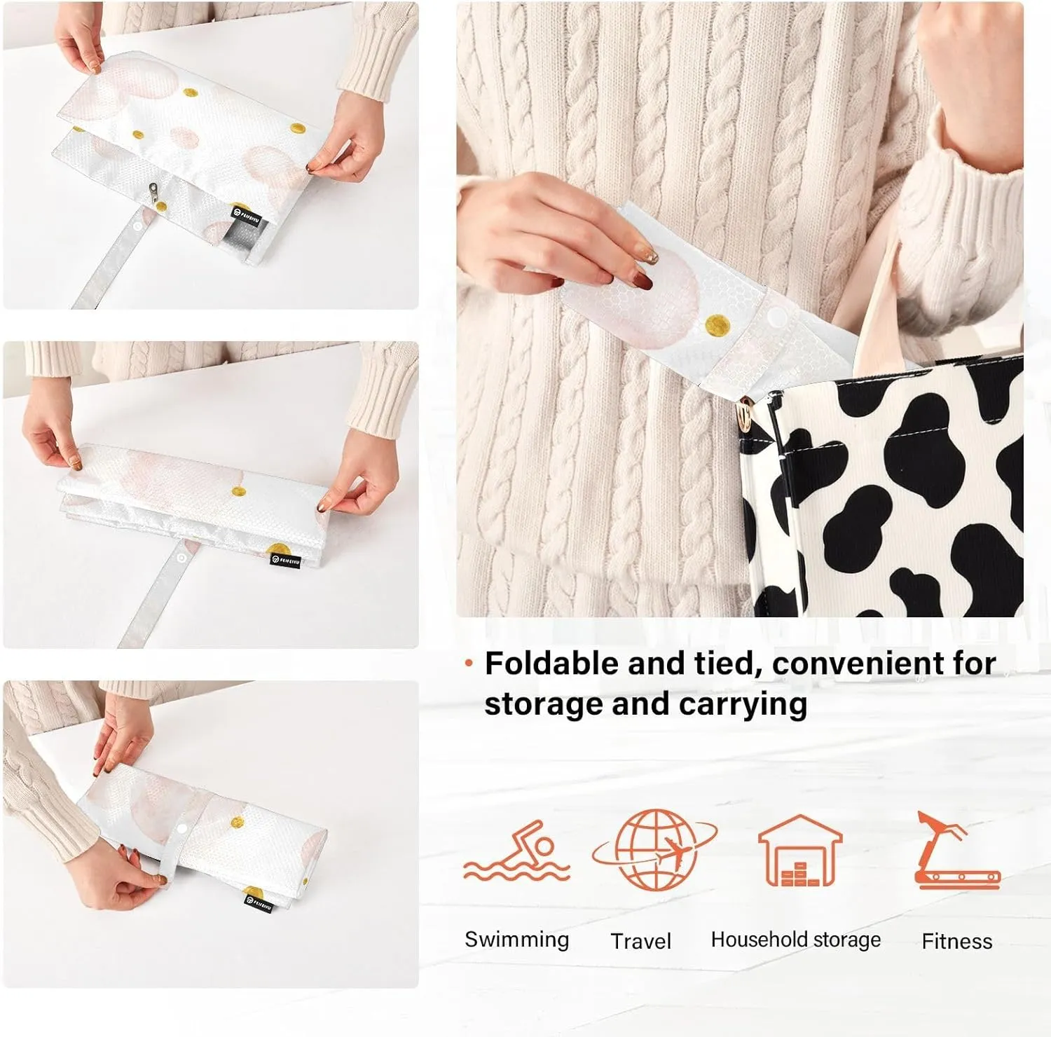Garment Bag Closet Storage, Luggage Space Saver, Aquarelle Circles Pastel, Waterproof, 3 Set Travel Packing Cubes For Suitcases,Organizadores De Maletas Para