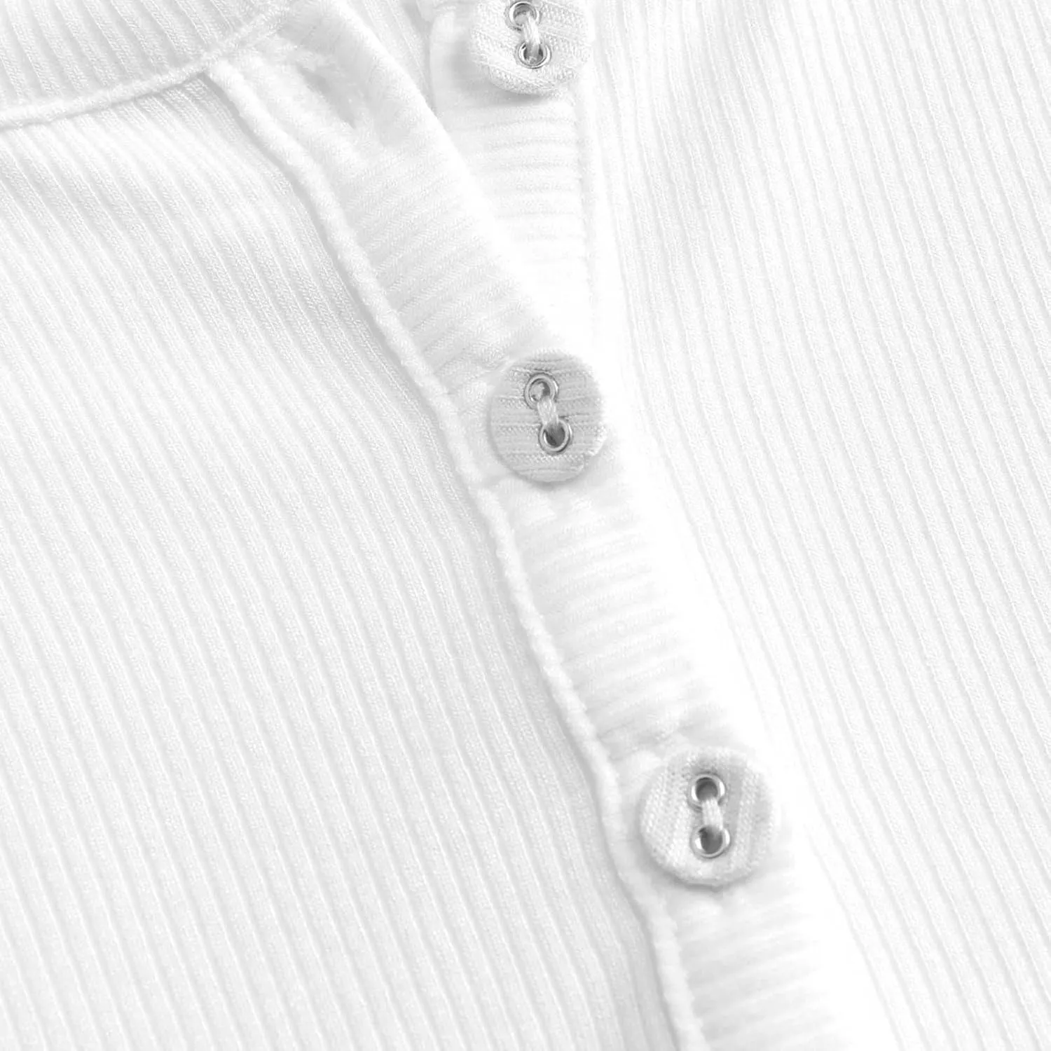 Henley Shirts for Women Long Sleeve Ribbed Knit Slim Fit Crop Tops 2024 Fall Casual Basic Tops Blouse Underscrubs