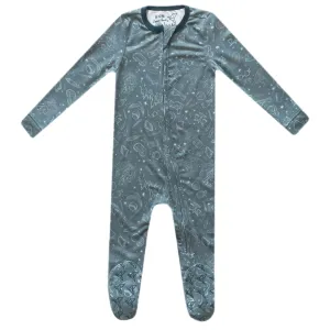 Hogwarts Copper Pearl Zip-Up Footie Baby Pajamas: Ultra-Soft Boys & Girls Pajamas, Premium Knit Fabric in Stylish Prints, Tag-Free with Two-Way Zipper, Newborn to 24 Months