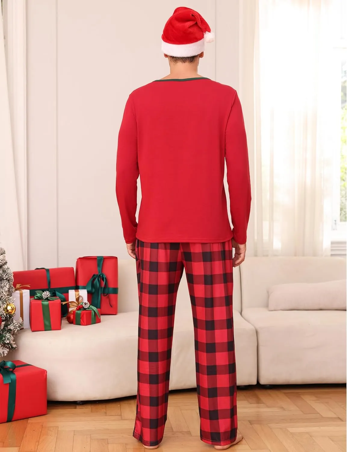 iClosam Family Christmas Pajamas Matching Sets Christmas Pjs Sleepwear Xmas Jammies for Women/Men