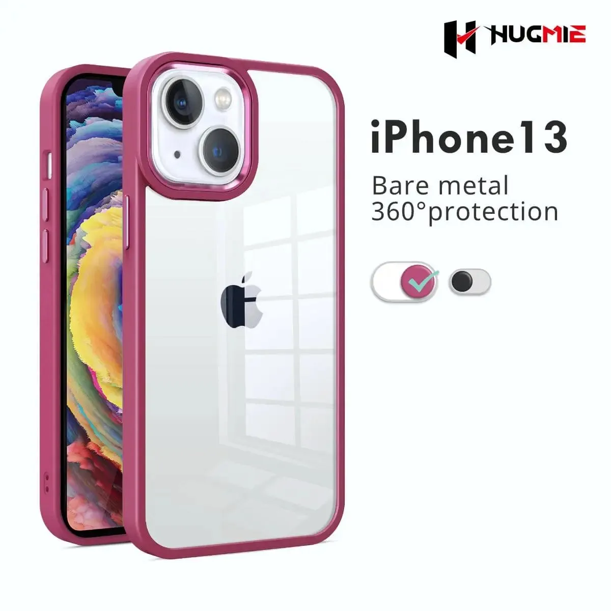 iPhone 13 Clear Case Crystal Shield