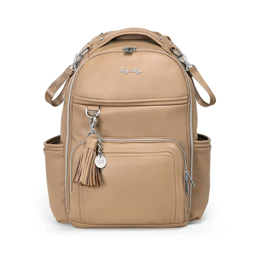 Itzy Ritzy -  Boss Plus Backpack Diaper Bag Chai Latte
