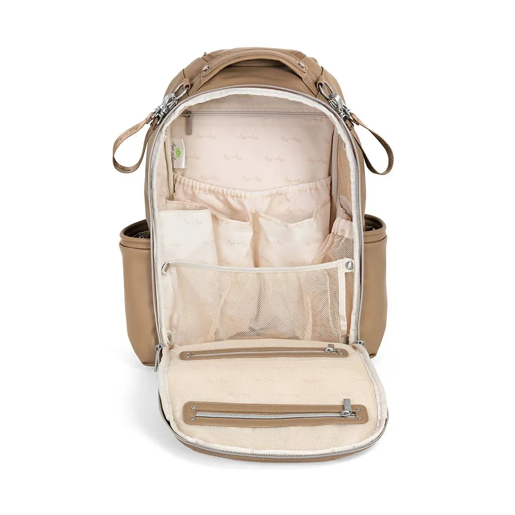 Itzy Ritzy -  Boss Plus Backpack Diaper Bag Chai Latte