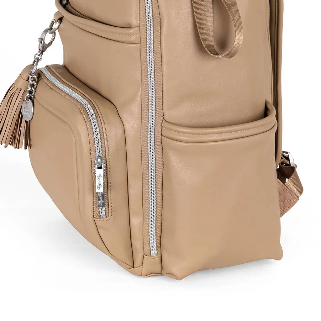 Itzy Ritzy -  Boss Plus Backpack Diaper Bag Chai Latte
