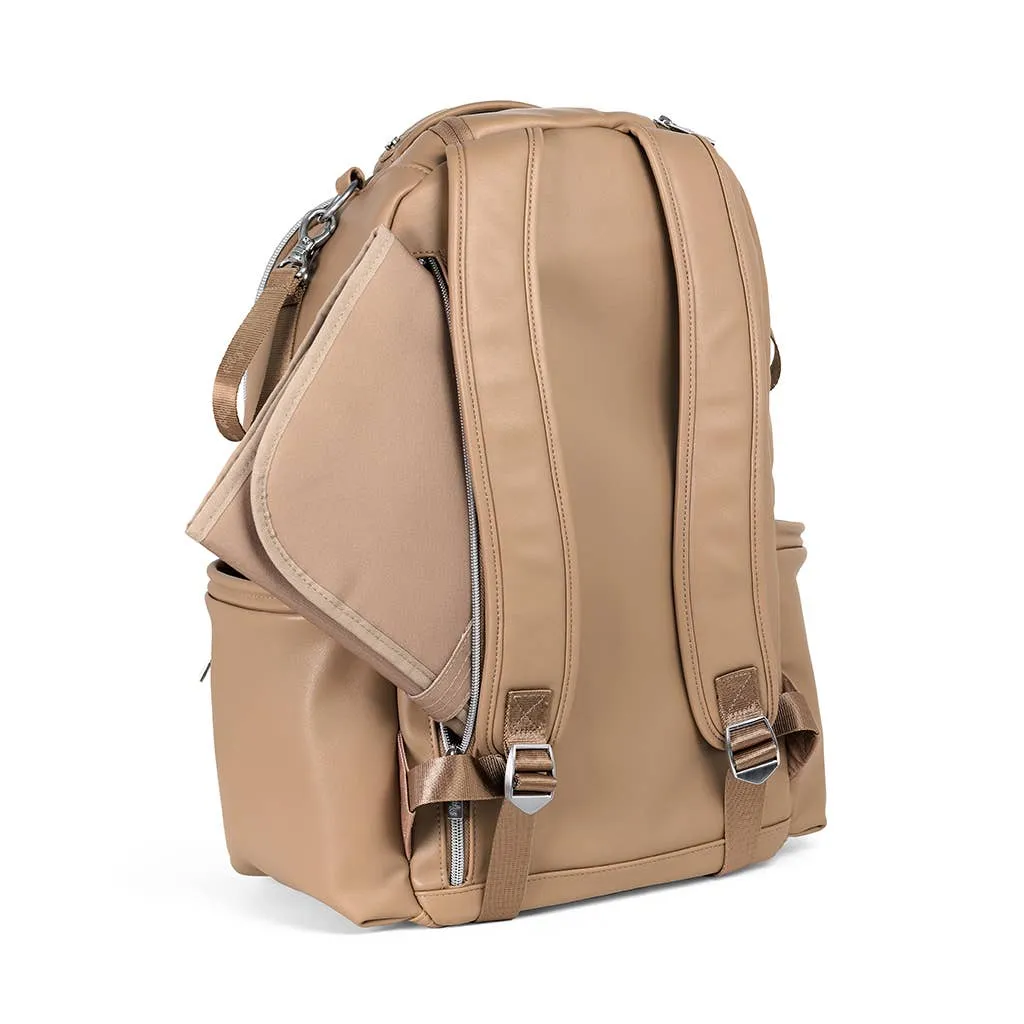 Itzy Ritzy -  Boss Plus Backpack Diaper Bag Chai Latte