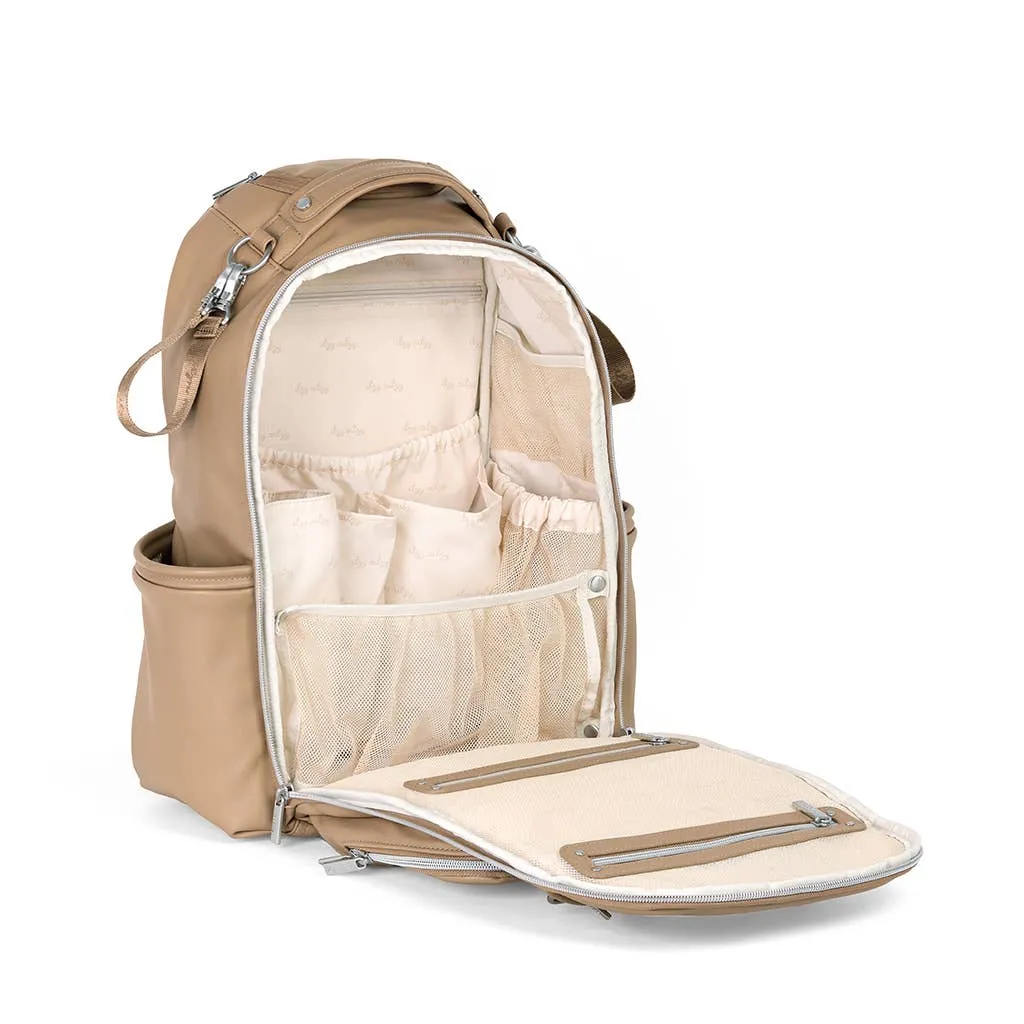 Itzy Ritzy -  Boss Plus Backpack Diaper Bag Chai Latte