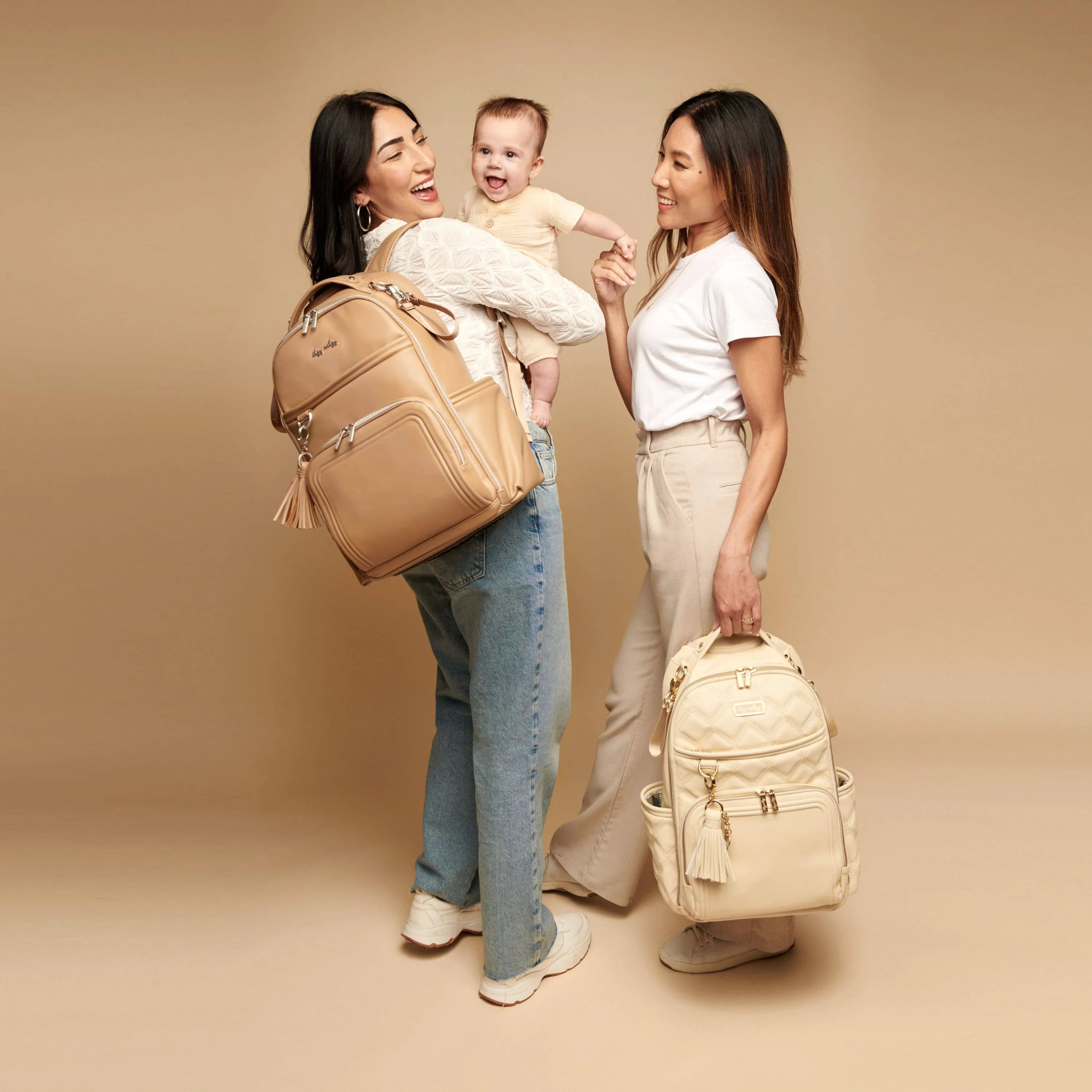 Itzy Ritzy -  Boss Plus Backpack Diaper Bag Chai Latte