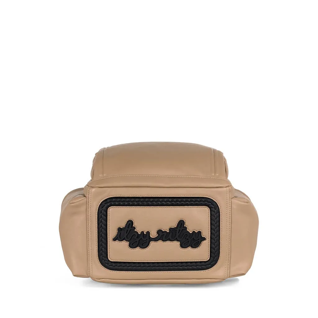 Itzy Ritzy -  Boss Plus Backpack Diaper Bag Chai Latte