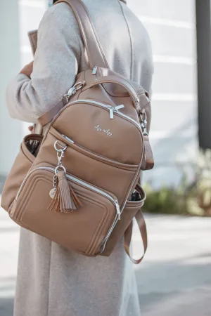 Itzy Ritzy -  Boss Plus Backpack Diaper Bag Chai Latte