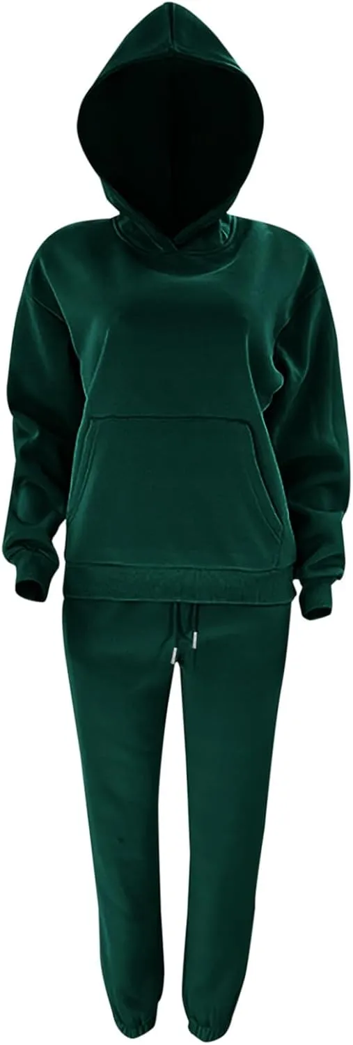 Lastesso Women Sweatsuits Sets Ultra-Soft Solid Sweatsuits Jogger Travel Track Suit Trendy Life Going Out Loungewear 2 Piece