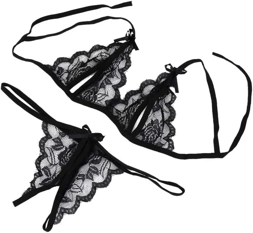 Lingerie for Women Plus Size Sexy Lace Pajama Sets Garter Babydol Wireless Babydoll Lingerie Teddy