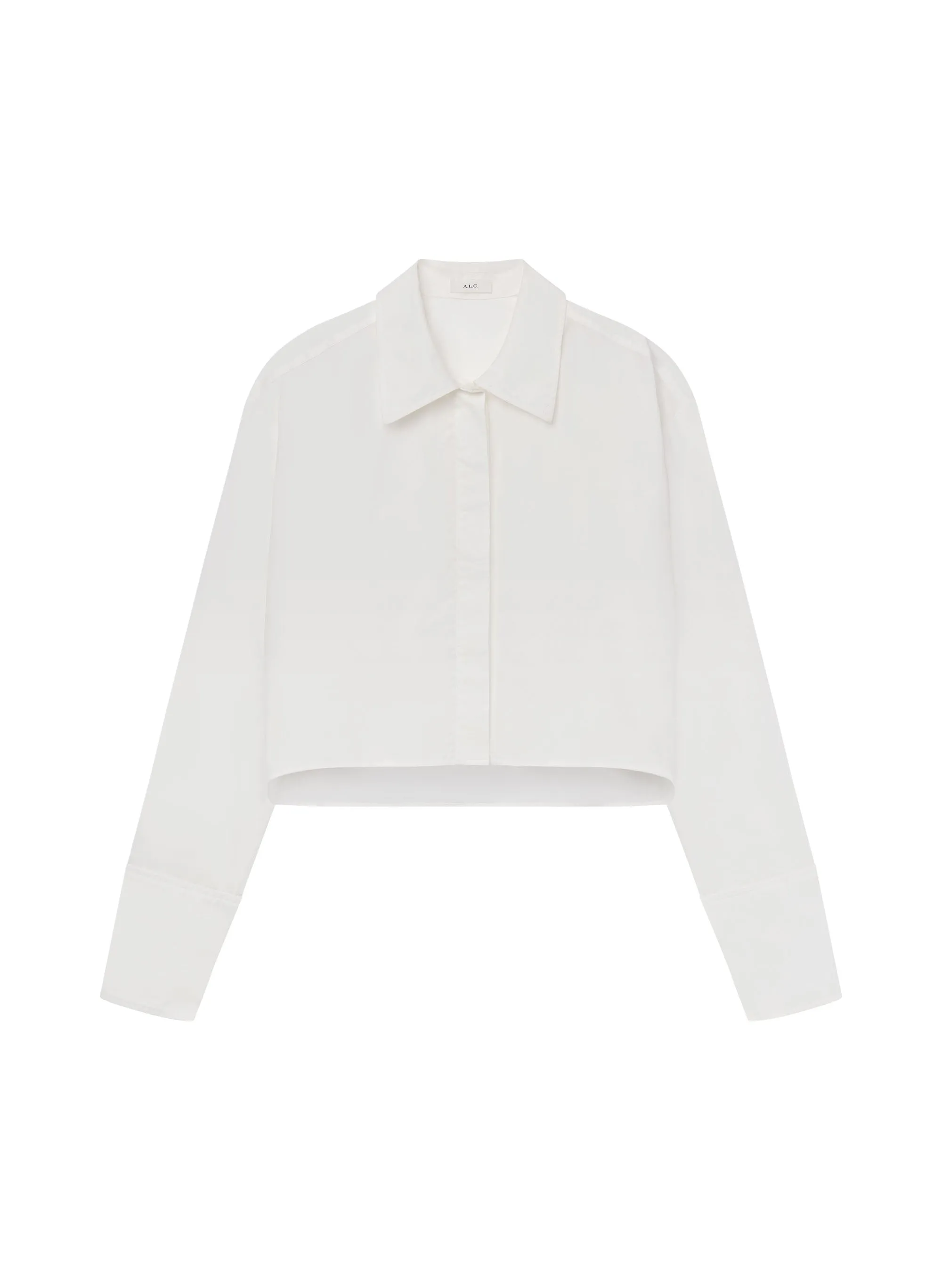 Maude Cropped Cotton Shirt