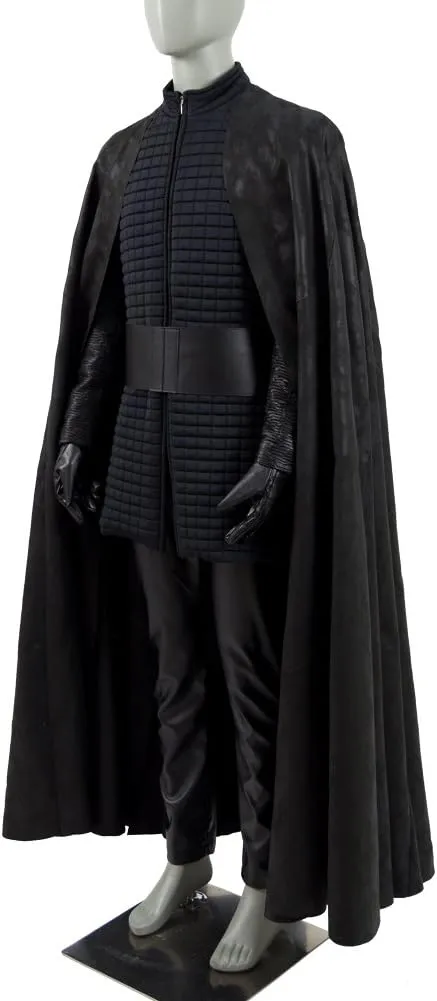 Men's Kylo Ren Costume With Mask Cloak Knight Master Ben Solo Costume Full Suit