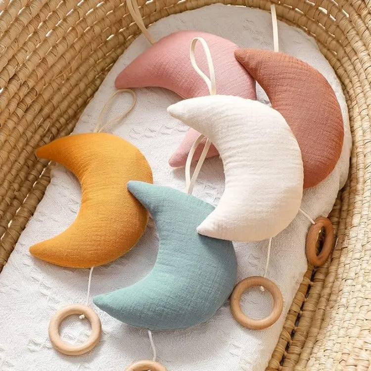 Moon Drawstring Music Box | Caramel
