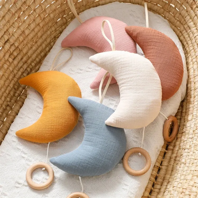 Moon Drawstring Music Box | Caramel