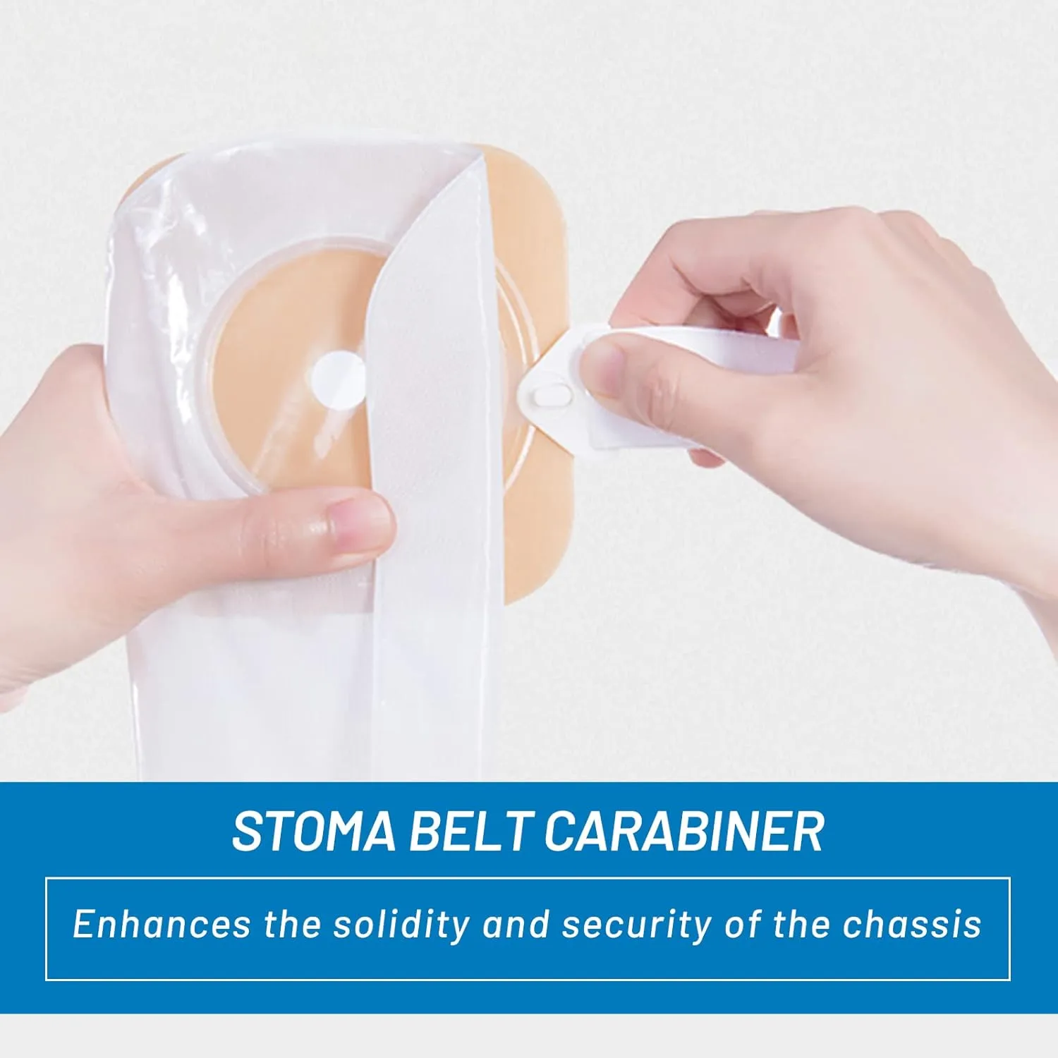 Ostomy Belt,Two-Piece Adjustable Stoma Waistband, Preventing Chassis Warping,Care After Colostomy Ileostomy Surger
