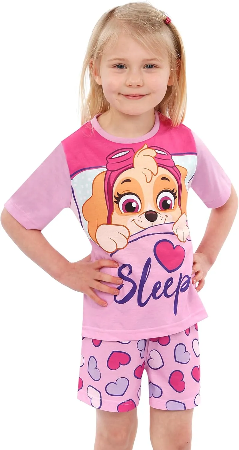 Paw Patrol Pajamas | Girls Short Pajamas | Skye Summer Pjs For Girls