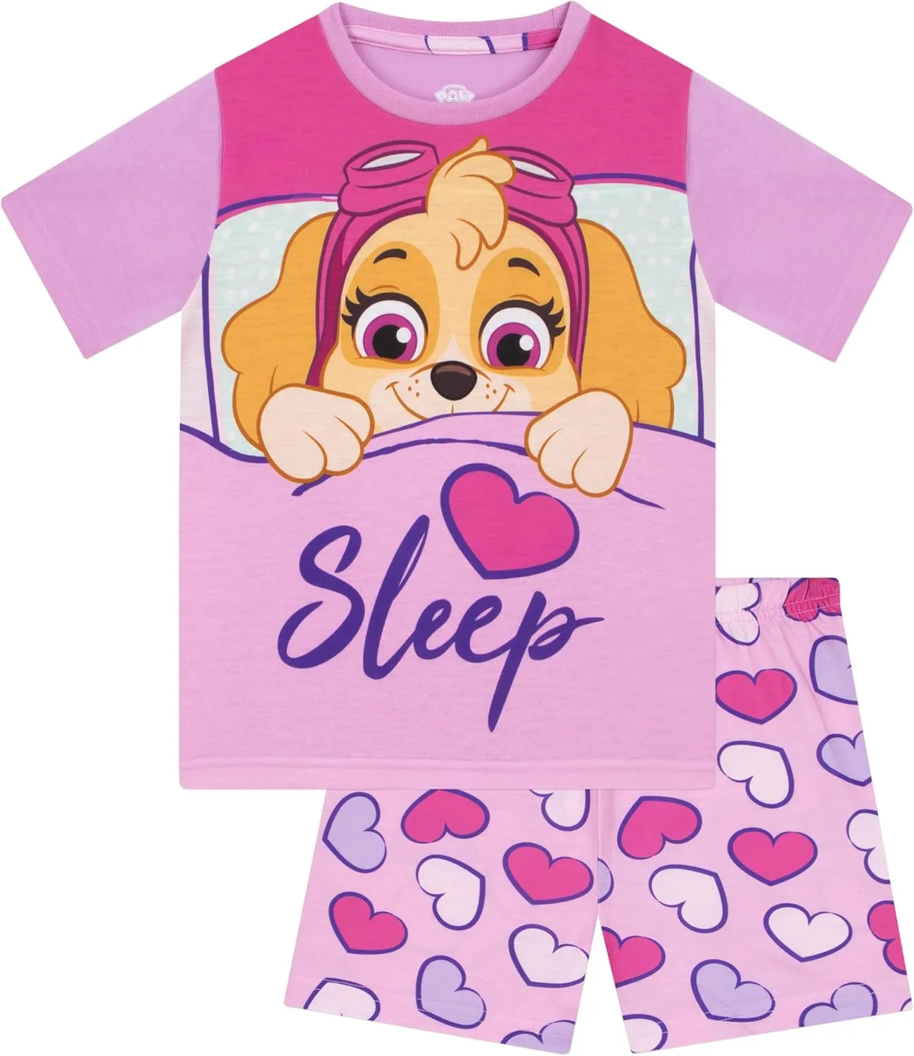 Paw Patrol Pajamas | Girls Short Pajamas | Skye Summer Pjs For Girls