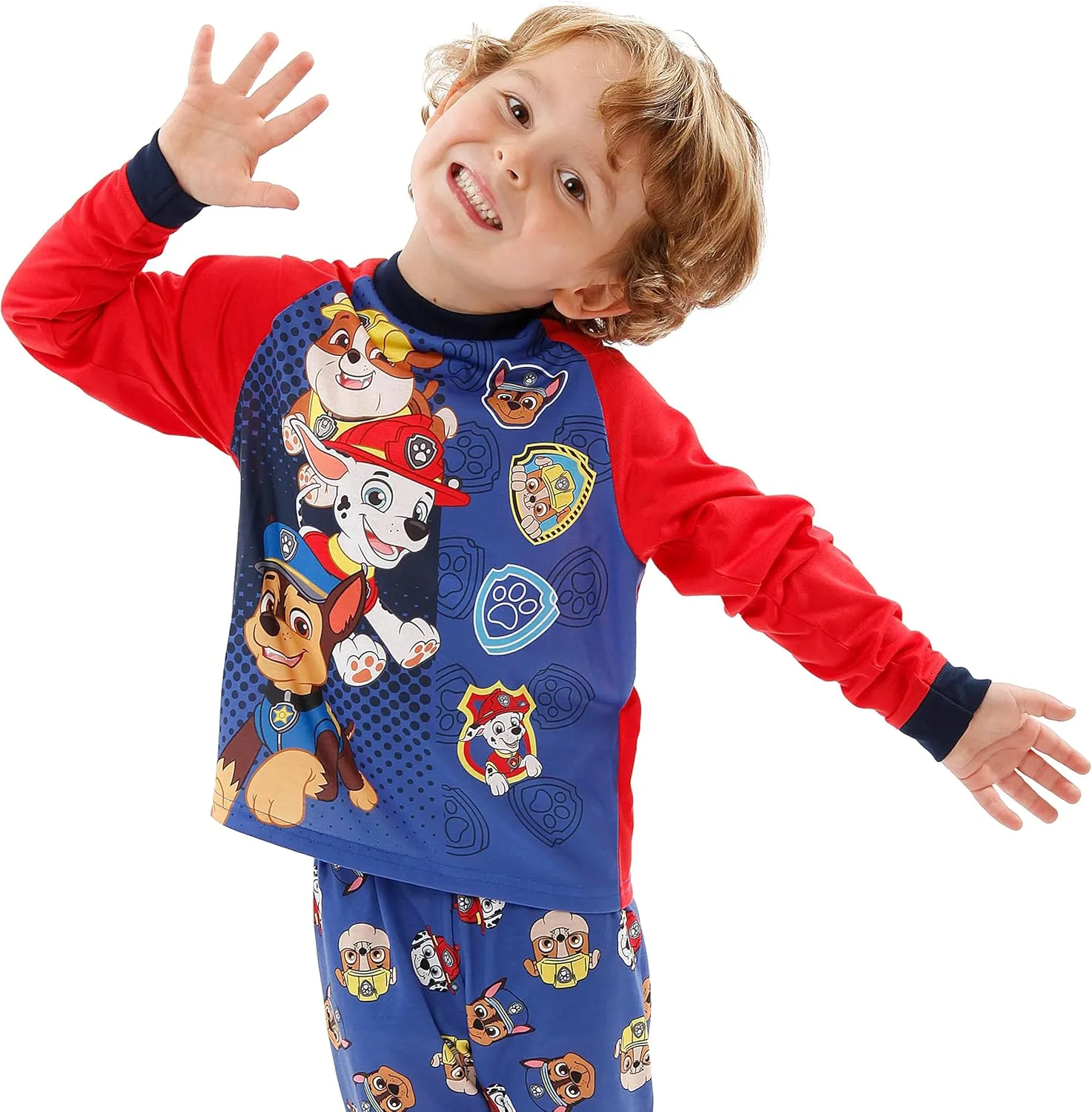 Paw Patrol Pajamas | Rubble, Marshall, Chase Pajama Set | Long Sleeve Boys Pajamas