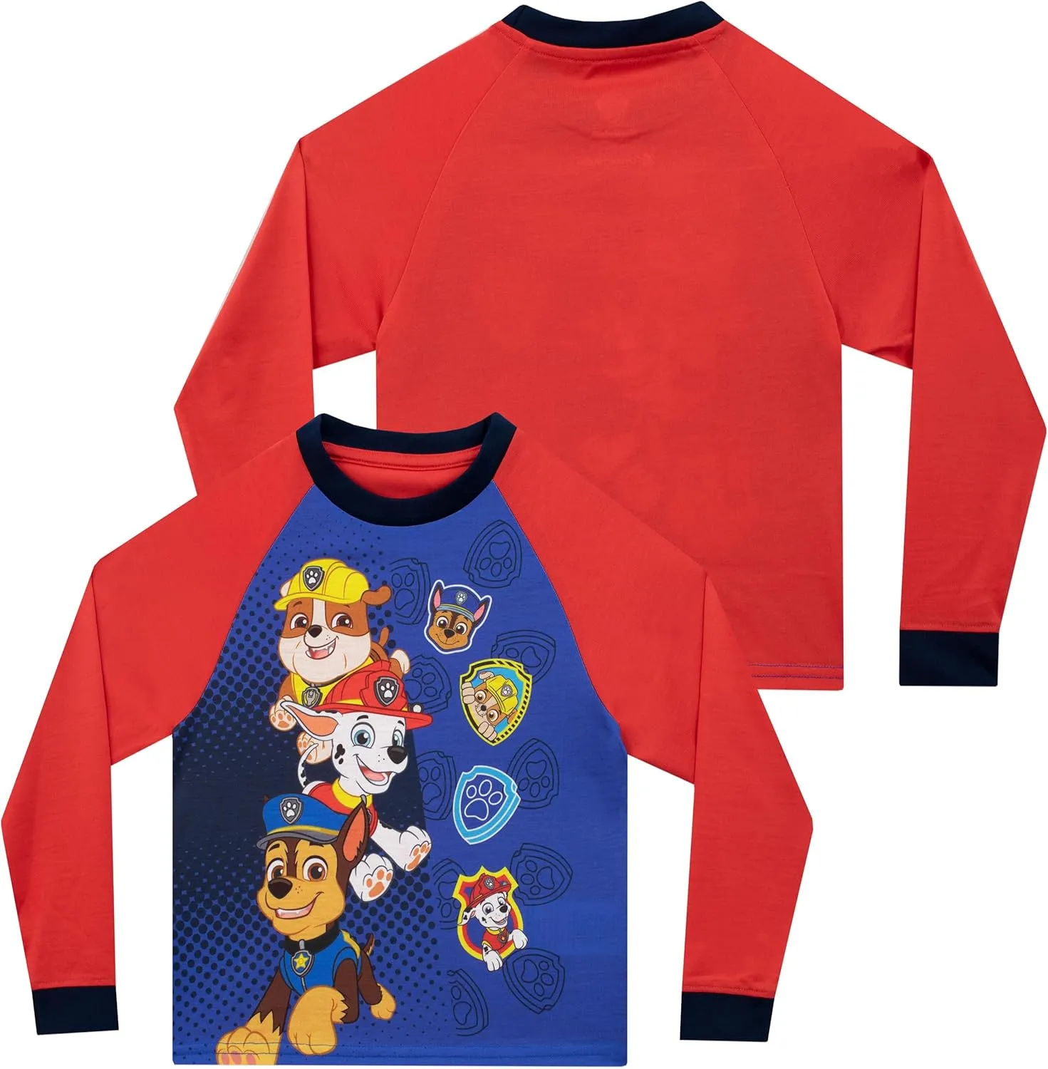 Paw Patrol Pajamas | Rubble, Marshall, Chase Pajama Set | Long Sleeve Boys Pajamas