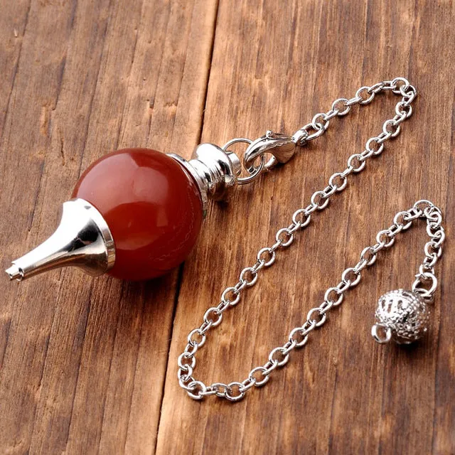 Pendulum Chakra Dowsing Reiki Healing Gem Stone Divination