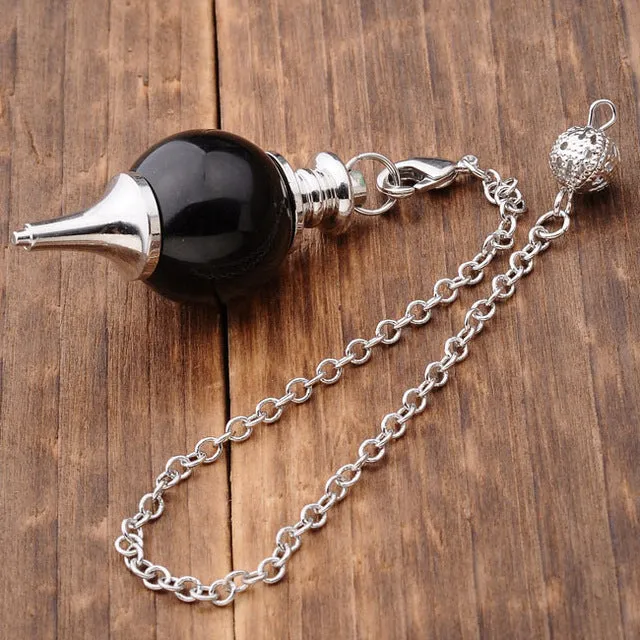 Pendulum Chakra Dowsing Reiki Healing Gem Stone Divination