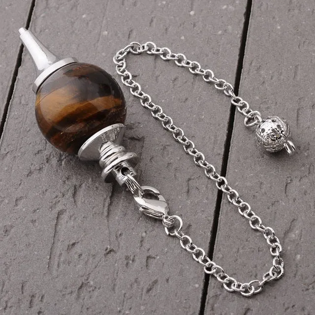 Pendulum Chakra Dowsing Reiki Healing Gem Stone Divination