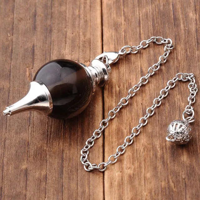 Pendulum Chakra Dowsing Reiki Healing Gem Stone Divination